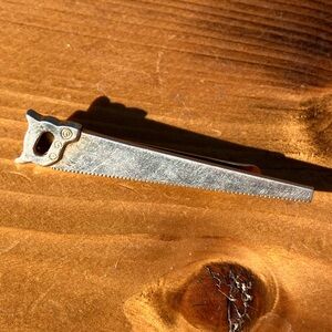 Vintage Hand Saw Tie Clip
